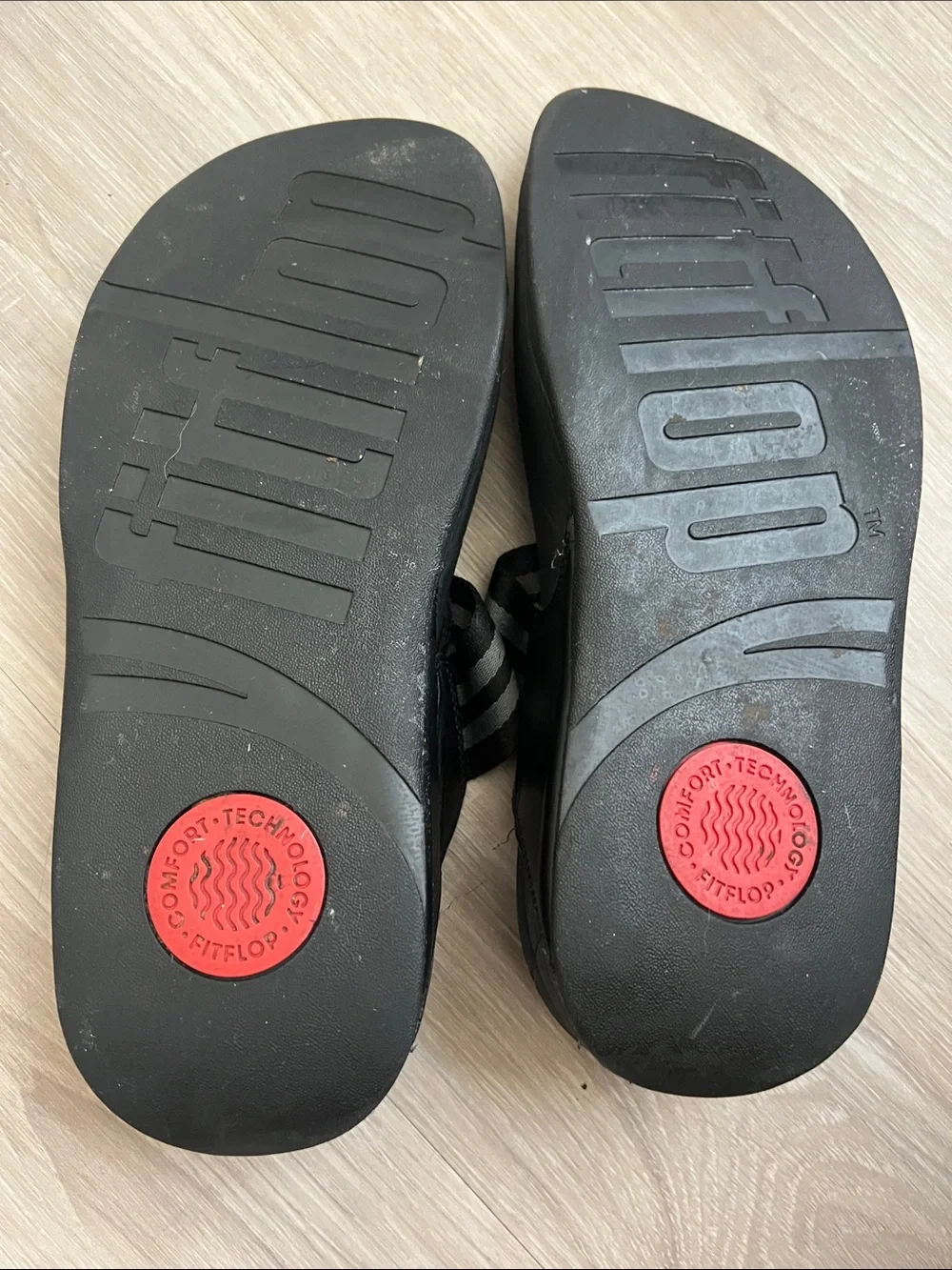 FitFlop Women's Walkstar Toe-Post Sandals Sz 9 summer vacation walking beach - Picture 6 of 8